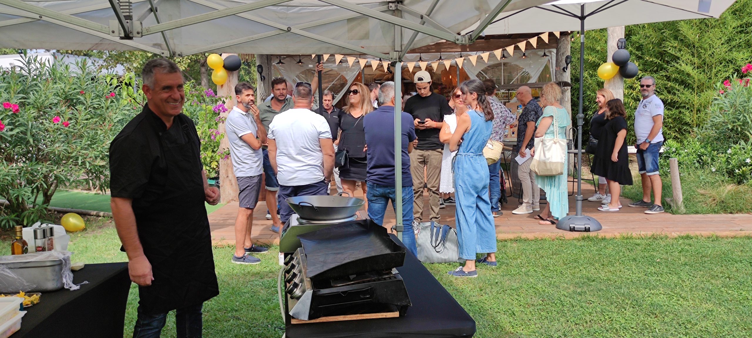 aux Coquilloux réception privée-ateliers-Plancha-super-pour-des-Garden-Party